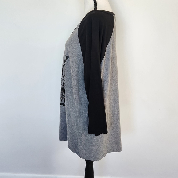 Kavio! Saved by the Grace of Southern Charm Graphic 3/4 Sleeve Jersey Tee Shirt - Picture 3 of 11